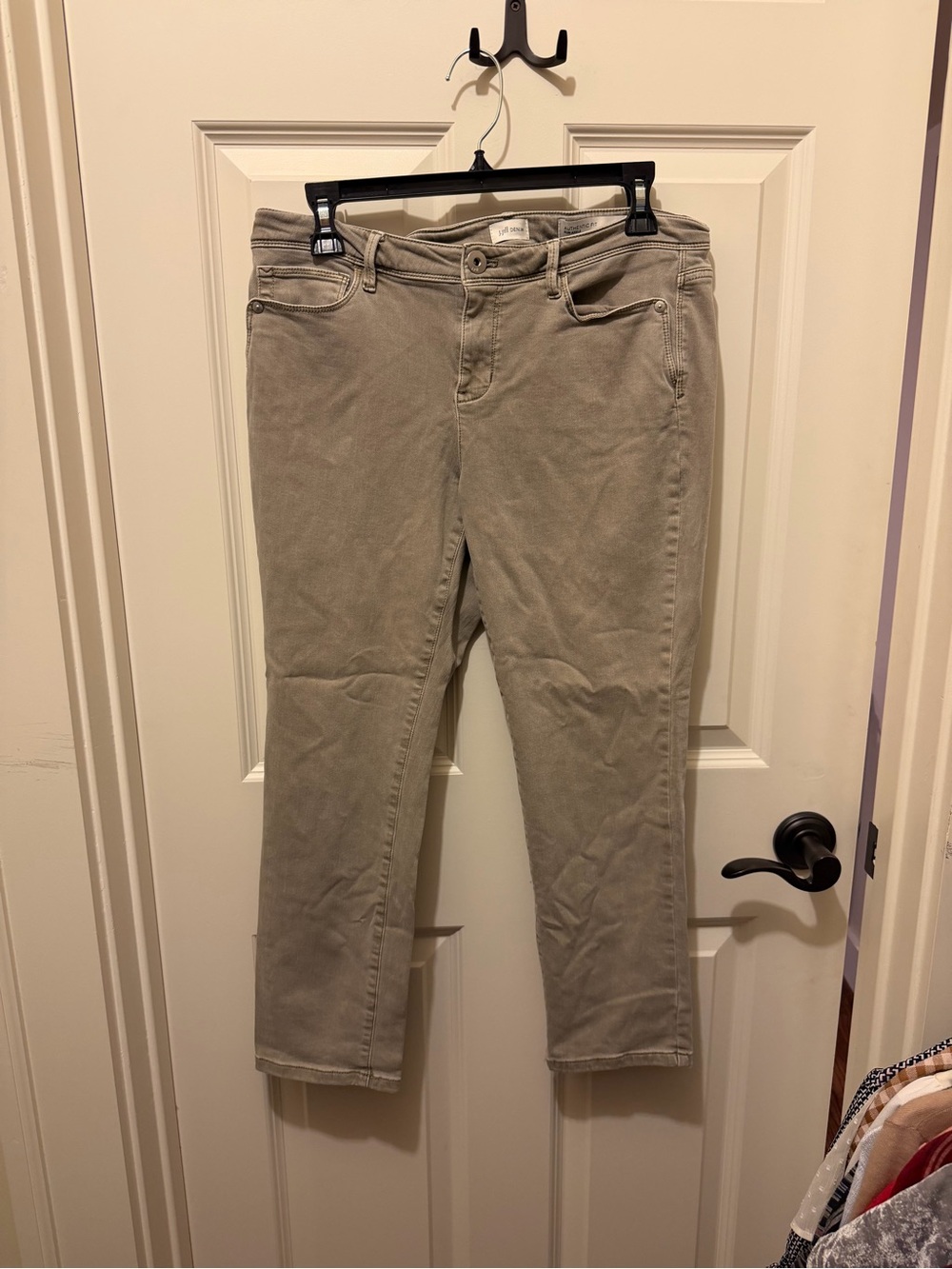 J. Jill Cropped Jeans in Gray